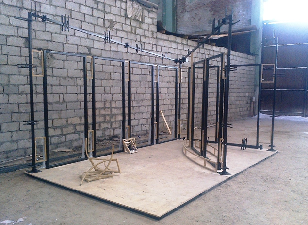 Сборка рамы прототипа для проверки качества работы