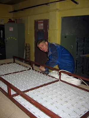 Сборка короба со светодиодной подсветкой