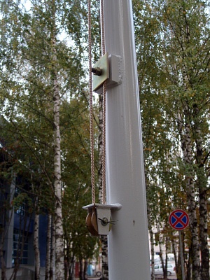 Механизм снятия флага