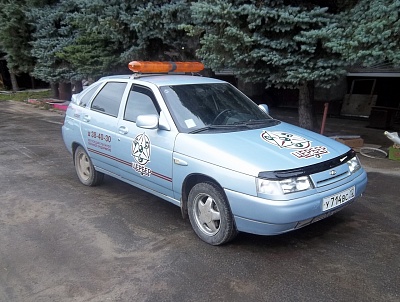 Оформление автомобиля группы быстрого реагирования