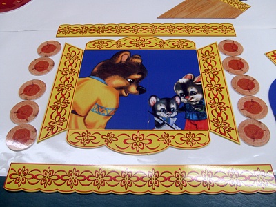 Оформление детского сада, "Избушка"