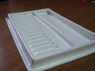 Вкладыш ампульницы вакуумным формованием