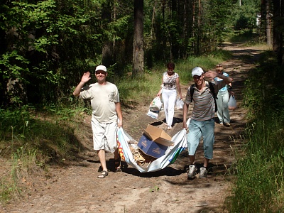День рекламы на озере Яльчик - всё своё ношу с собой